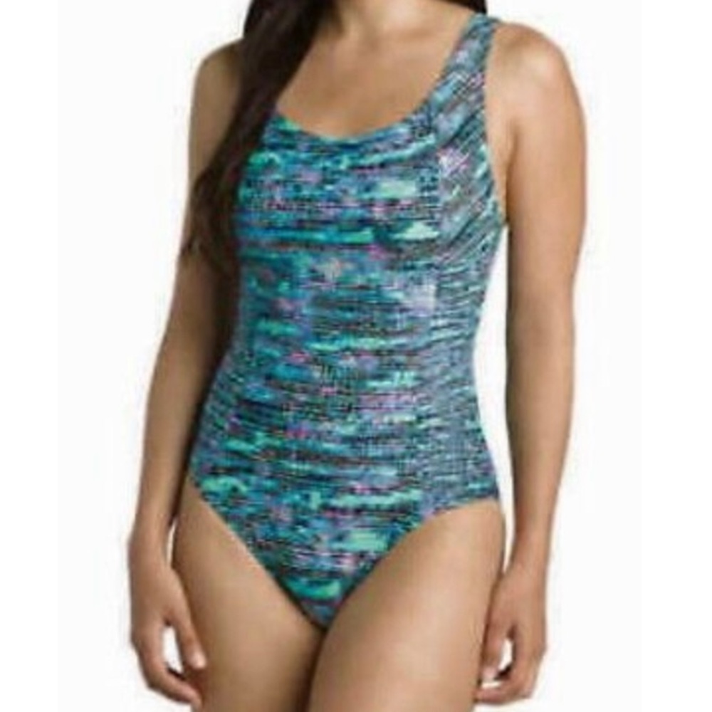 womens speed NWOT size 6 turquoise bathing suit